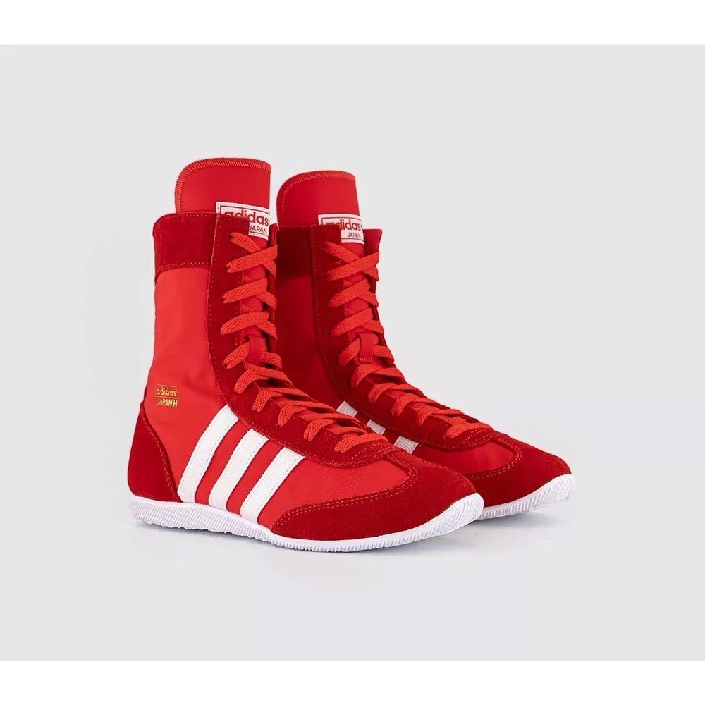 New Adidas Originals Japan H High Red White Gold Metallic JR8121 Women's Size